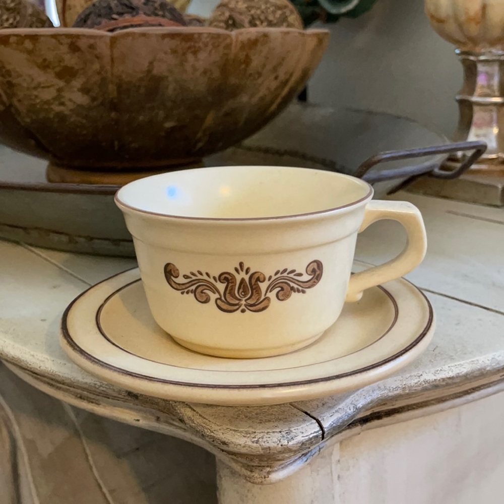 Pfaltzgraff Village Tea Cup and Saucer